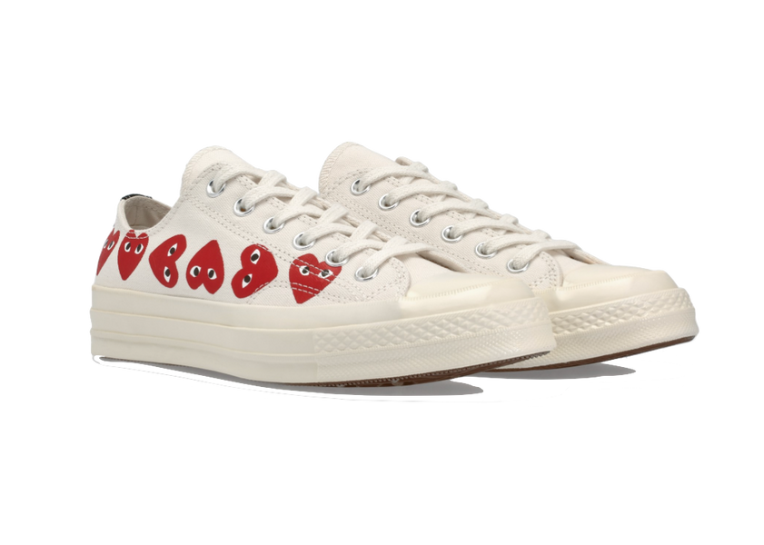 Comme des Garçons Play x Converse | Multi Red Heart Chuck ...